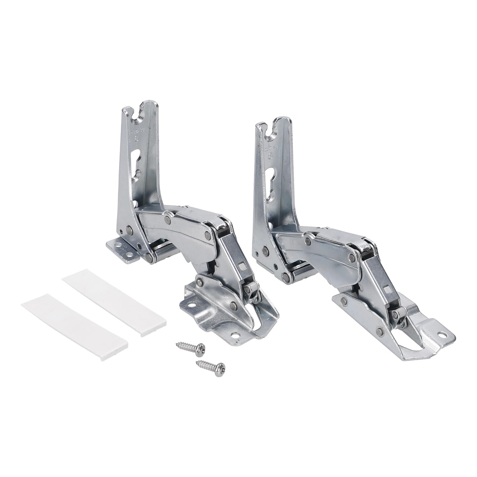 easyPART Kompatibel/Ersatz für gorenje 10090982 Türscharnier Set oben unten wie AEG 4055504197 für Kühlschrank