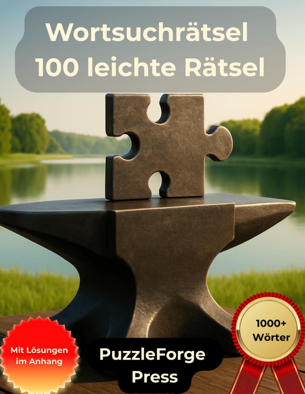 Wortsuchrätsel - 100 leichte Rätsel: Für Erwachsene und Senioren | Großformat | 1 Rätsel pro Seite | Mit Lösungen im Buch | Über 1000 Wörter | ... & entspannte Rätsel zum Gehirntraining)