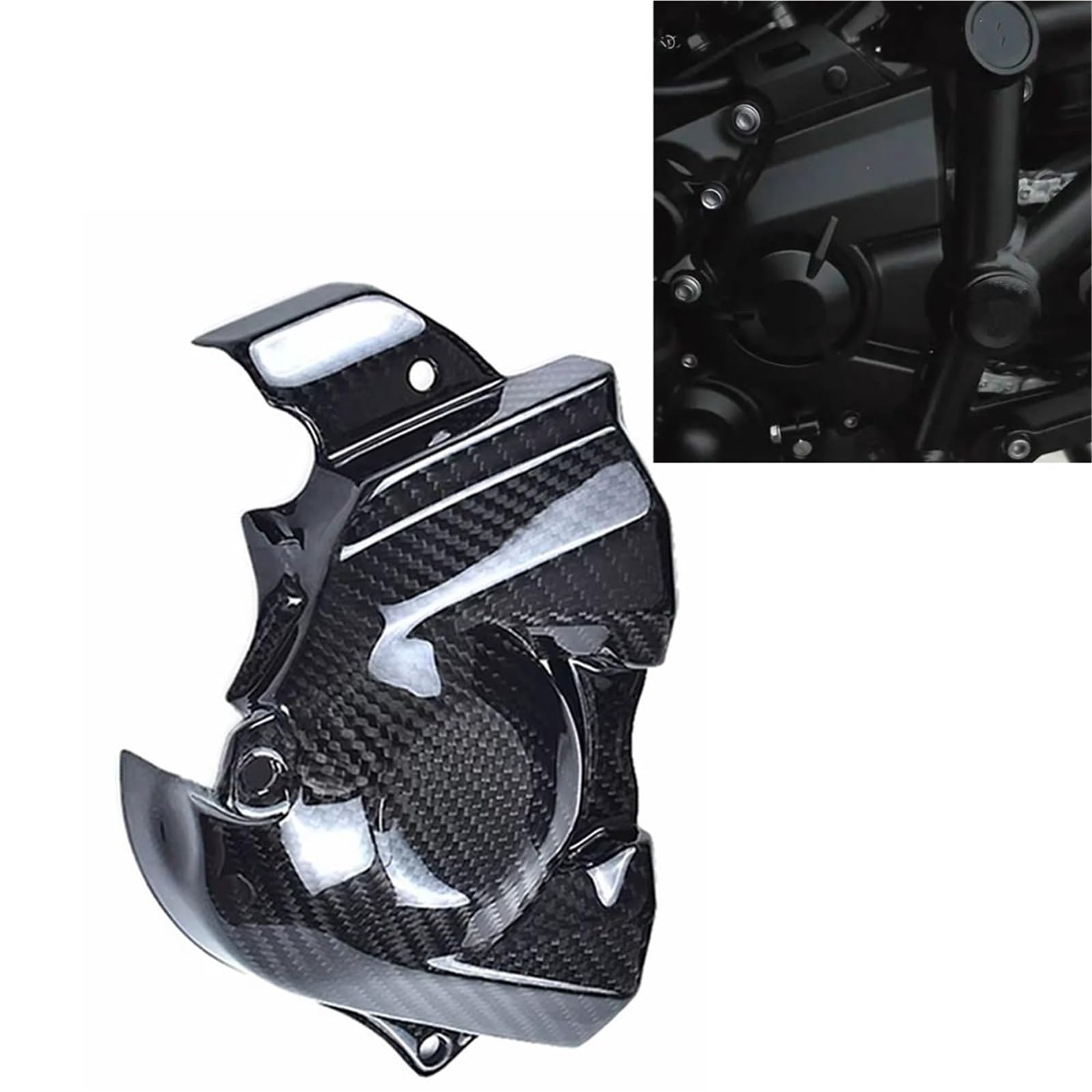 Moto Pignone Protezione Adatto per Kawasaki H2 SX 2018-2022 Carenatura copri pignone lato sinistro Parti modificate per motociclette
