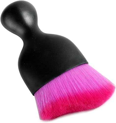 Cepillo para detalles del interior del automóvil, cepillo de limpieza de cerdas suaves, cepillo para detallar el automóvil, herramienta de limpieza