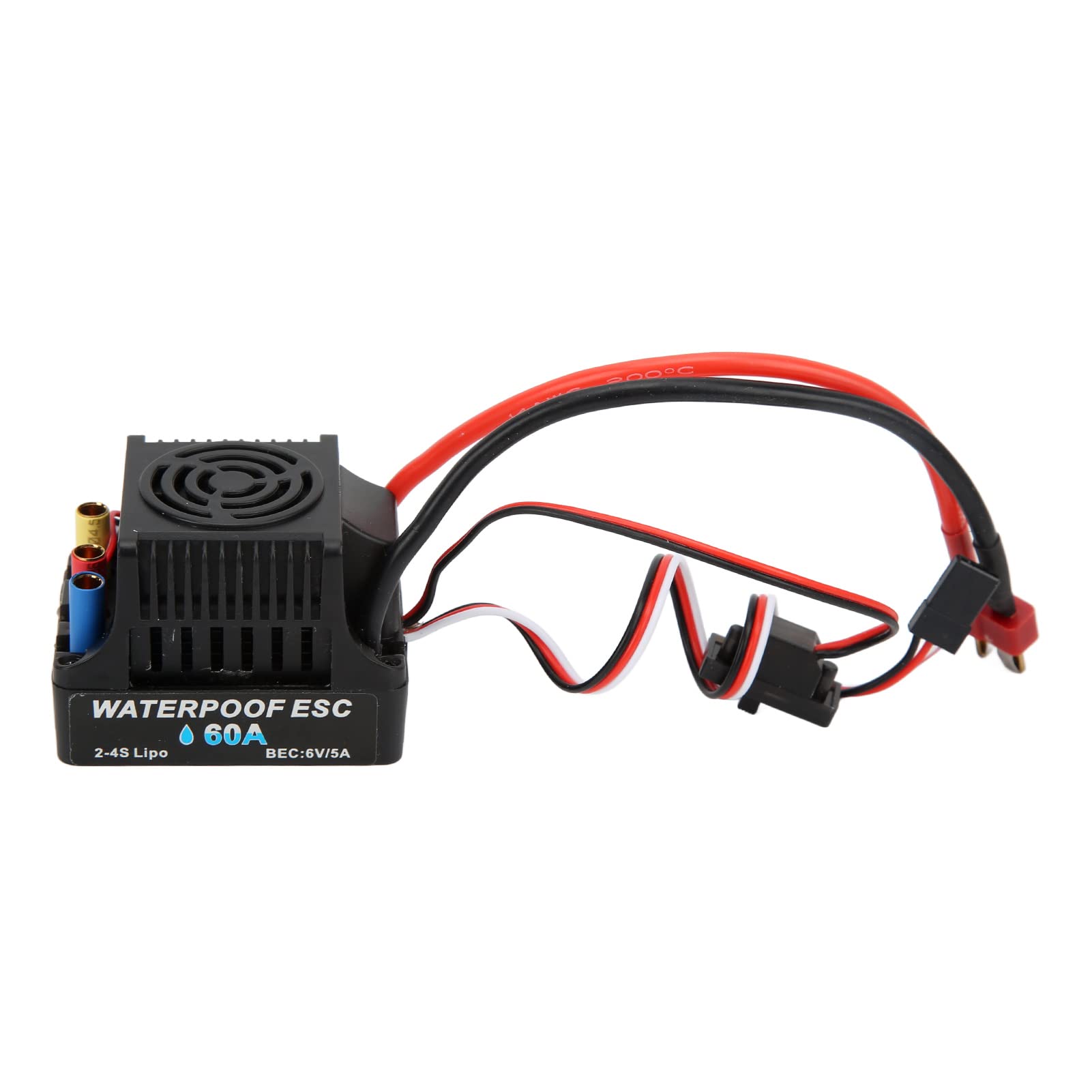 Bewinner Regolatore Elettrico ESC Brushless 3650‑2300KV con Scheda Programma ESC 60A Rotore Bilanciato Preciso per Auto 1/8 1/10 RC