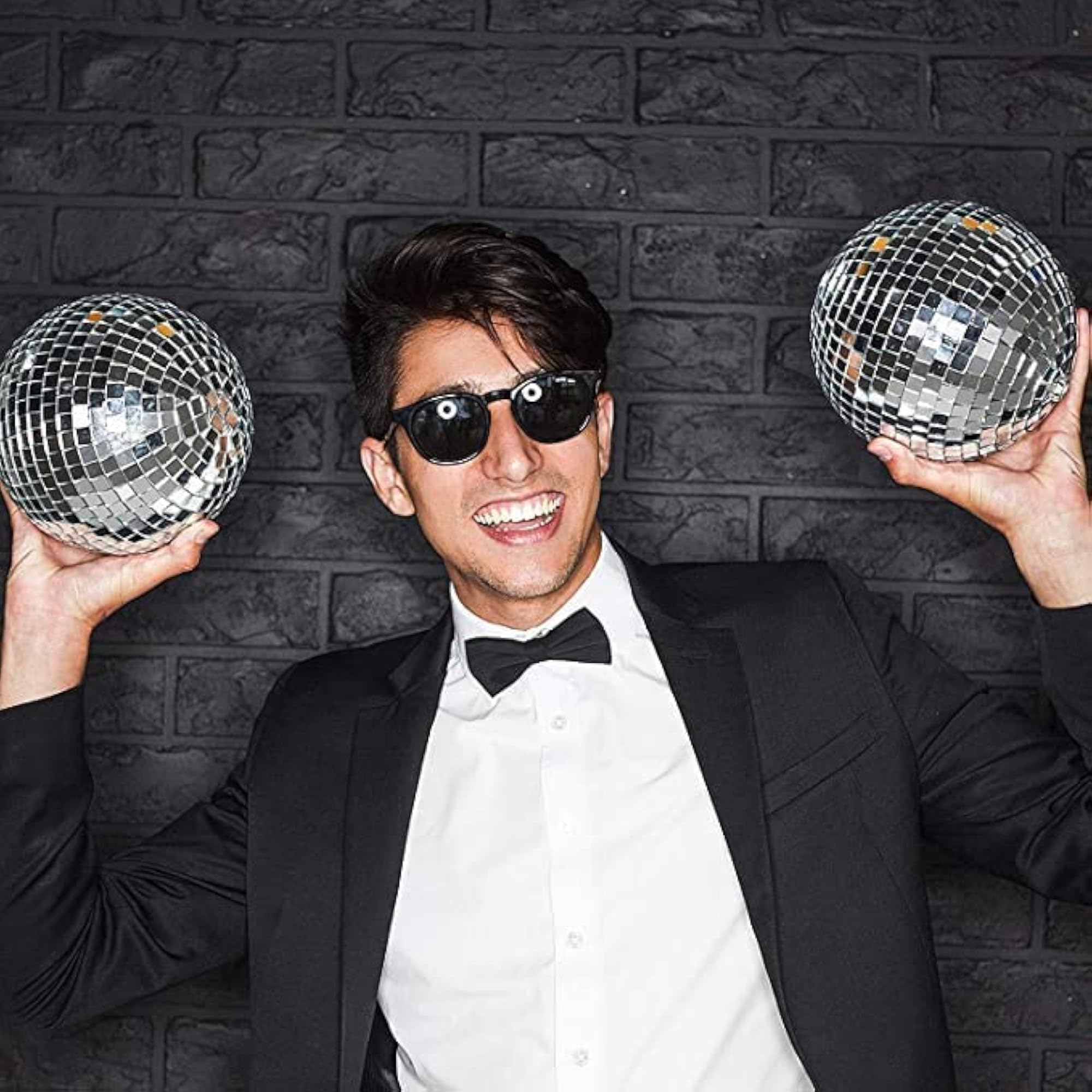 Disco Ball Decoration, 5 Inch Mirror Ball for Parties