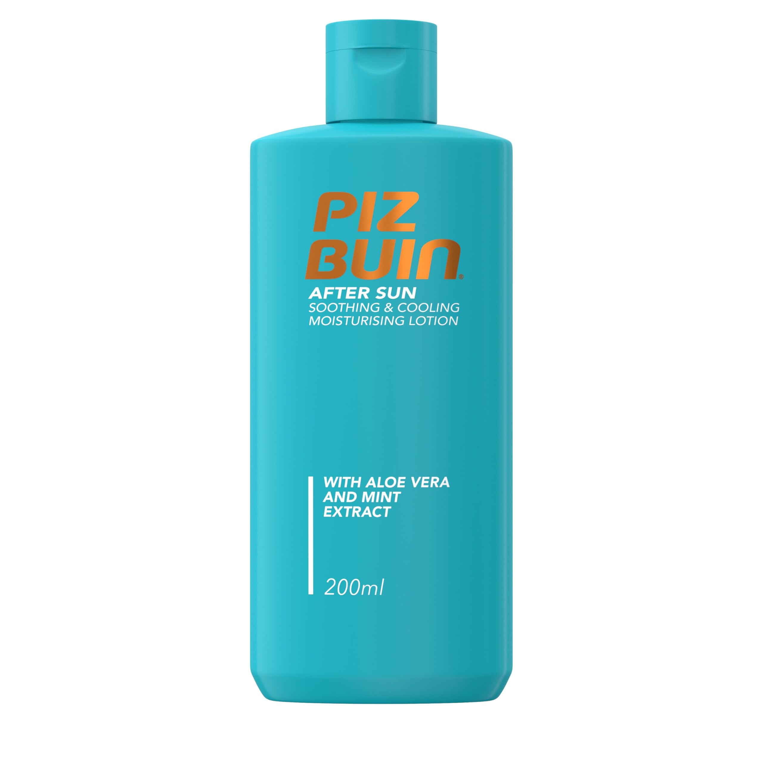 Piz Buin After Sun Soothing & Cooling Moisturising Lotion, hautberuhigend, kühlend und Feuchtigkeitsspendent, hilft Bräune zu erhalten