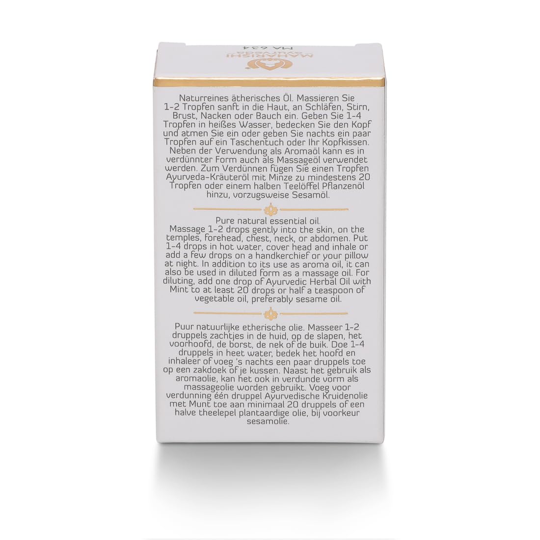 Maharishi Ayurveda "Prandhara" - Ayurvedisches Kräuteröl mit Minze | Ayurveda Allrounder-Öl | ideal für den täglichen Gebrauch | unterstützt bei allgemeinem Unwohlsein | 10 ml Glasfläschchen