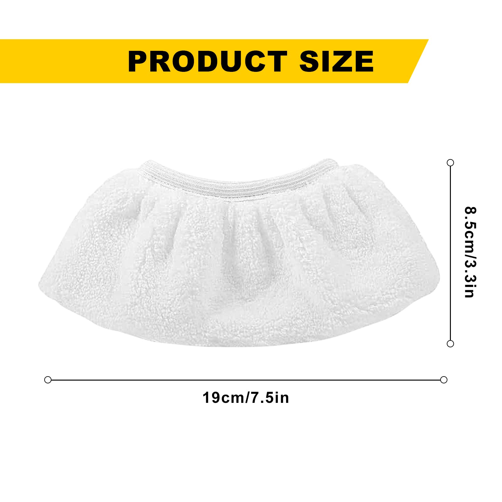 Corredo Panni Per Pulitori A Vapore Kärcher - Coperture In Cotone Per Bocchetta Manuale SC E DE - Foto 9