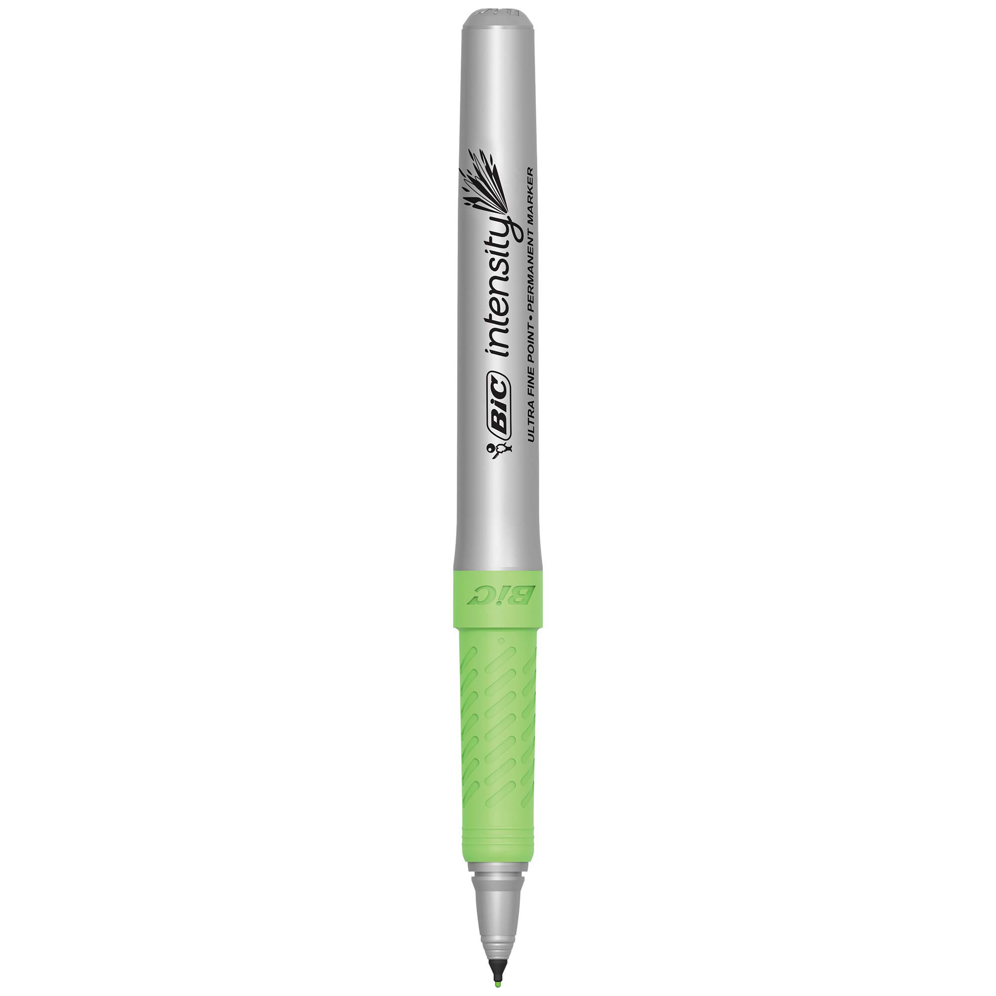 BIC Color Collection Ultra Fine Permanent Markers, 5-Count Cool Colors | Vapor Seal Snap Cap To Prevent Drying