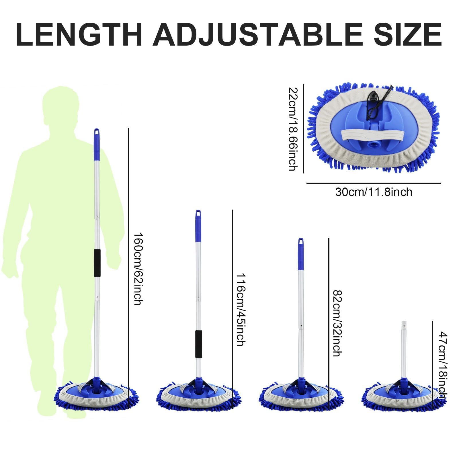 Kit Di Pulizia Per Finestre Con Testina Regolabile Da 3 A 12 M - Foto 6