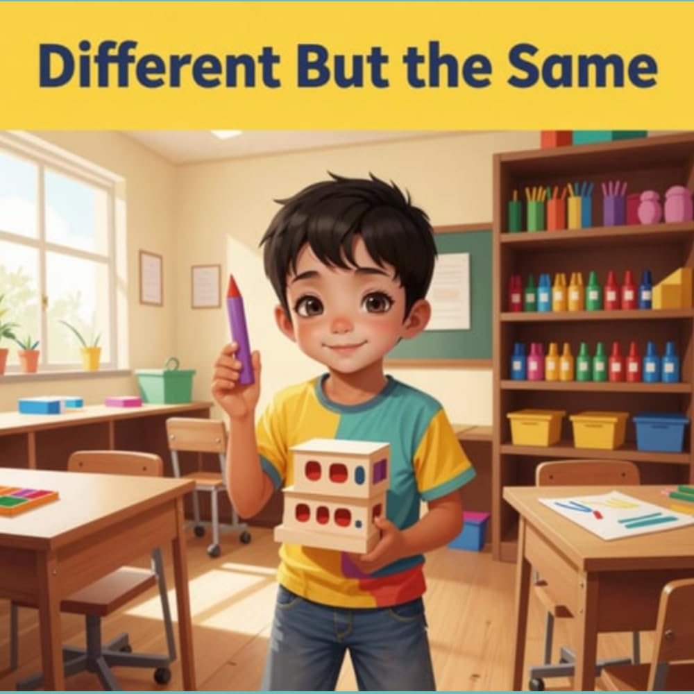 Different But the Same: children's book about friendship, cultural differences, hardship, and overcoming