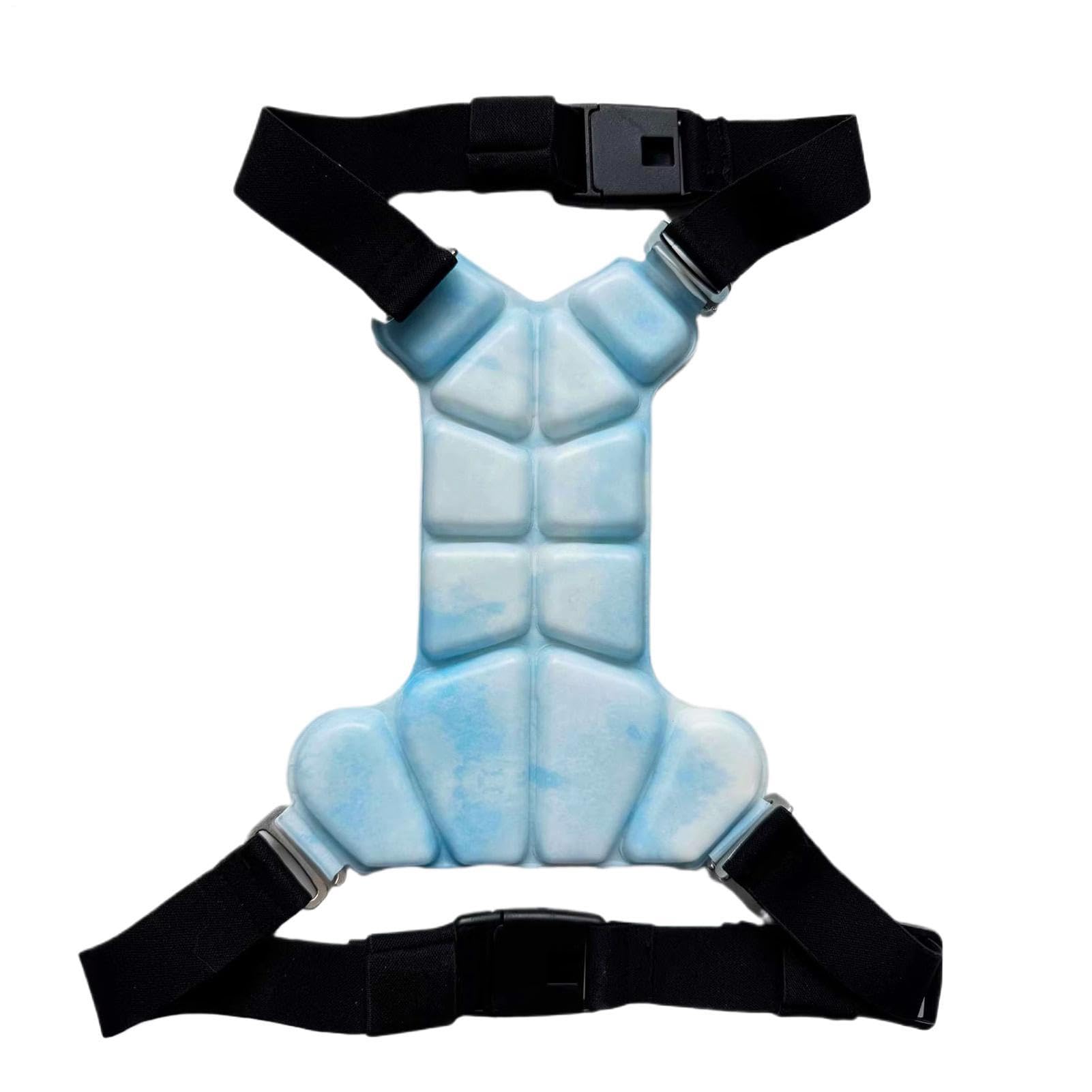 Cooling Harness for Dogs,Adjustable Heat Relief Sun Protection | Dog Cooling Vest with Ice Pack,for Small Medium Breed Puppy Outdoor Walking Training Travel Camping Park