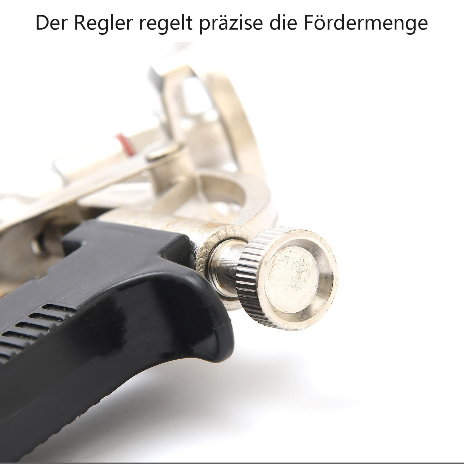 Ceisazira PU Schaumpistole Aus Metall – Inkl. Düsenverlängerung, Bauschaum-Lanze, Schwarz