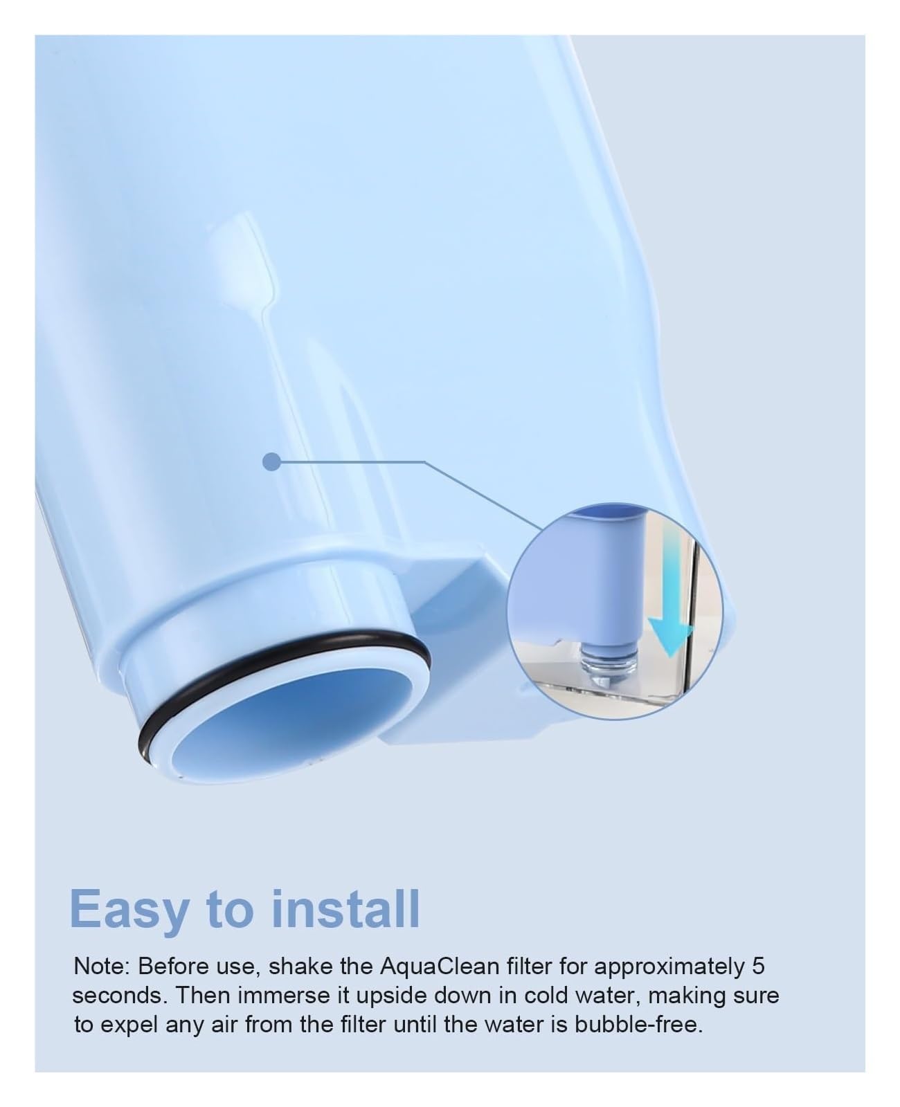 Filtri for l'acqua di ricambio 2/3/4/6 pezzi, compatibili con Philips CA6903/10, CA6903/22(4PSC)