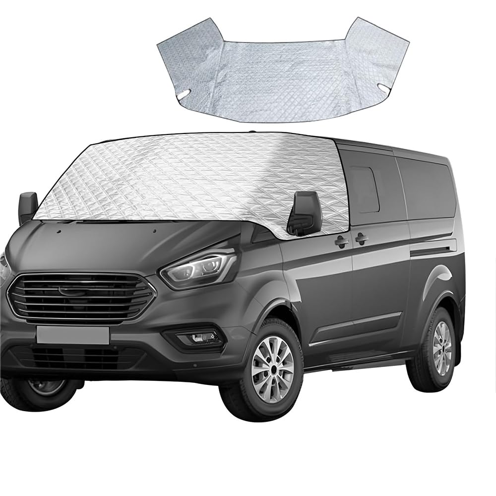 Oscurante Termico per Camper e Furgone Camperizzato per Peugeot Expert/Traveller (Gen I-III 1995-2025 2026), Copertura Parabrezza e Vetri Laterali, Tutte le Stagioni, Protezione Gelo, Neve e UV