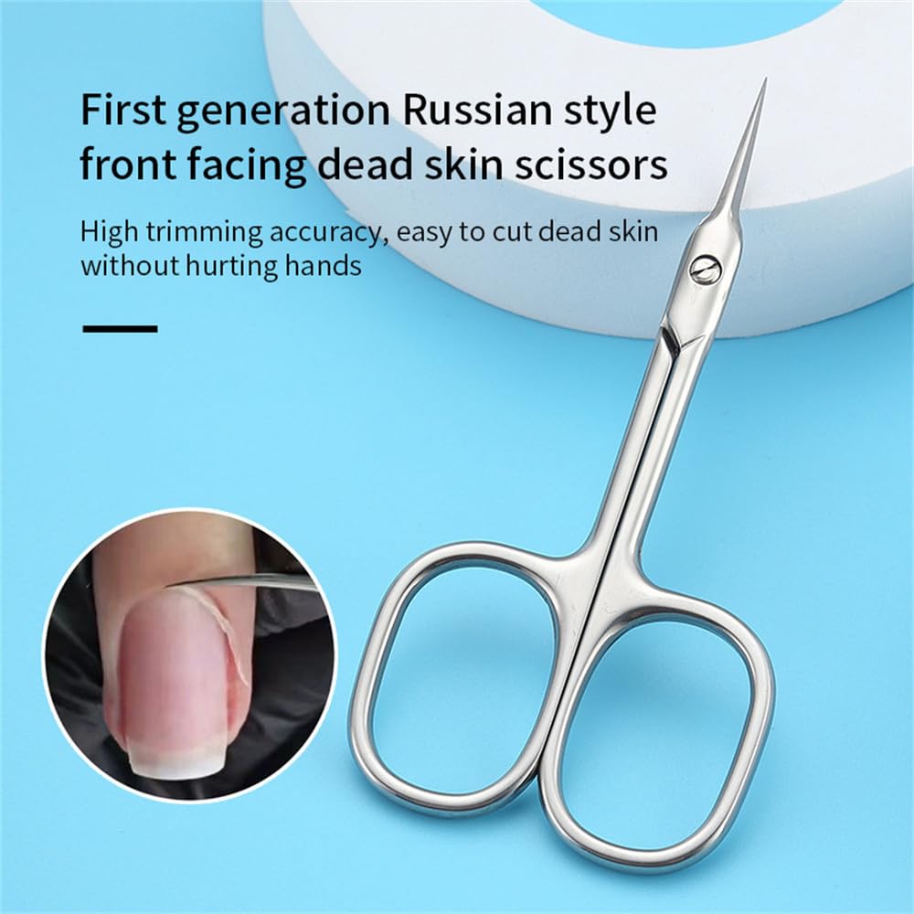 Nożyczki do skórek ze stali nierdzewnej do usuwania zdobień paznokci obcinacz do skórek profesjonalne obcinacze do skórek do paznokci akcesoria do manicure, srebro, h
