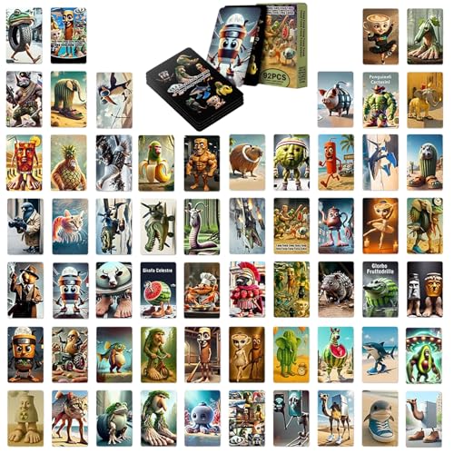 💚【Regalo perfetto】 Che si tratti di compleanni, Natale o qualsiasi altra occasione speciale il Brainrot Figurine Carte è un regalo incomparabile. Entusiasma appassionati di brainrot e di cartes à collectionner allo stesso modo, crea momenti indimenticabili.