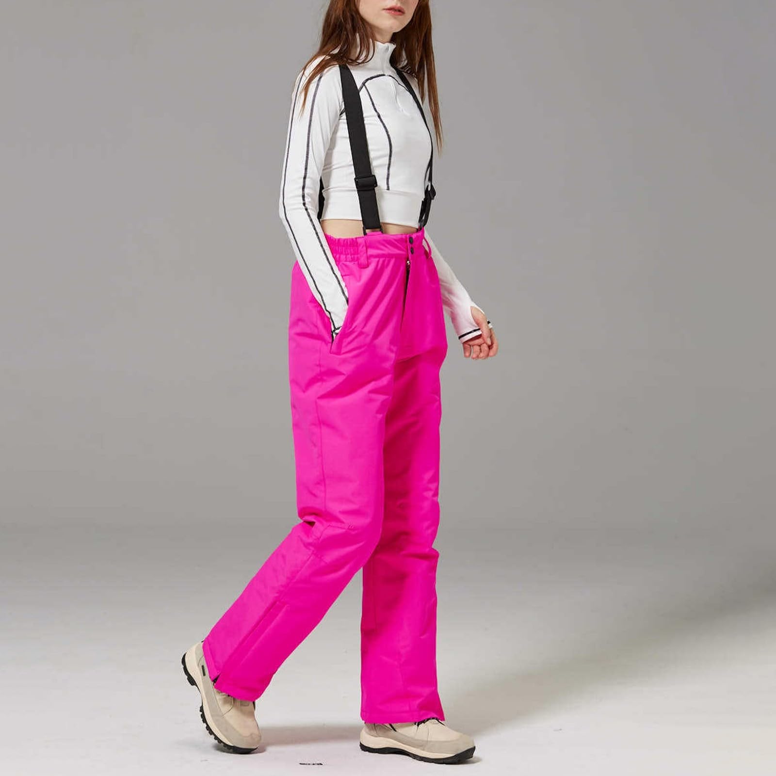 Genérico Pantalón Mujer Casual Pantalon Chandal Largo Gym Running Trekking Stretch Transpirable Ajustado Todas Las Estaciones