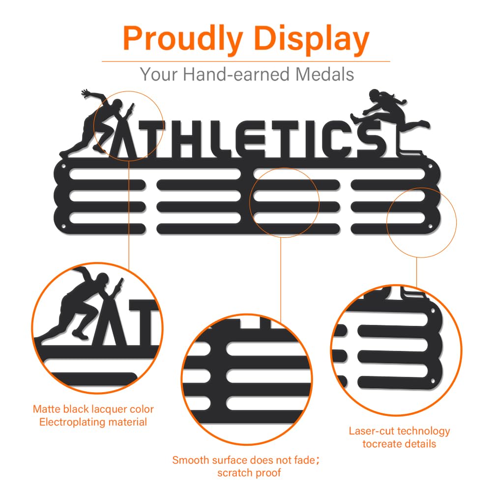 Medal Rack SUPERDANT - Wall Mount Sports Race Medal Display Rack ...