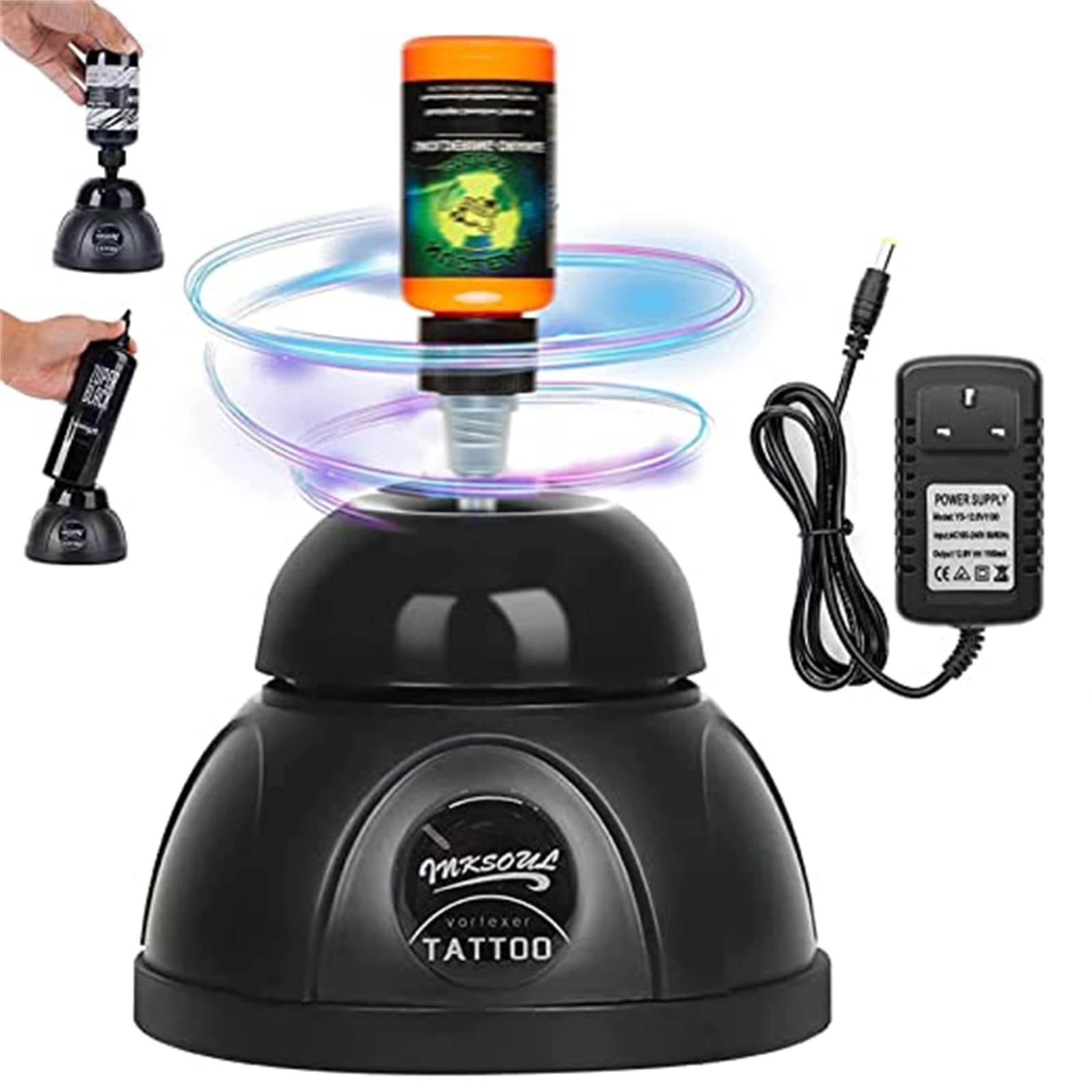 Lab Vortex Stirrer,Liquid Vortex Shaker Mixer,5200rpm Mini Fast Mixing Paint,for Pigment Ink Nail Polish Eyelash Glue Paints Makeup Pigment