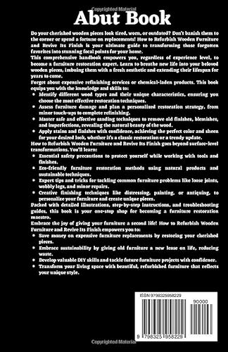 How to Refurbish Wooden Furniture and Revive Its Finish: The Ultimate Guide to Restoring, Sanding, S