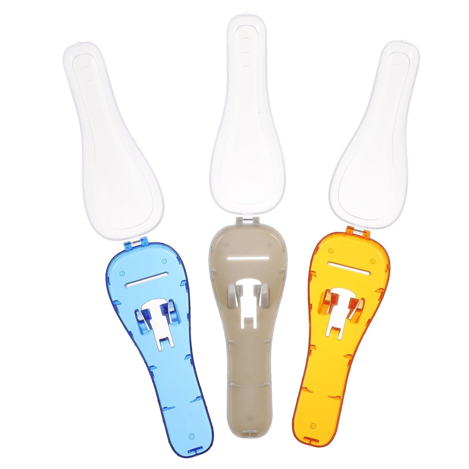 Custodia Protettiva da Viaggio per Rasoio da Uomo, Porta Rasoio Antiurto Compatto Set da 3 Pezzi, Resistente e Portatile per Uso Quotidiano e Viaggi Colore Casuale