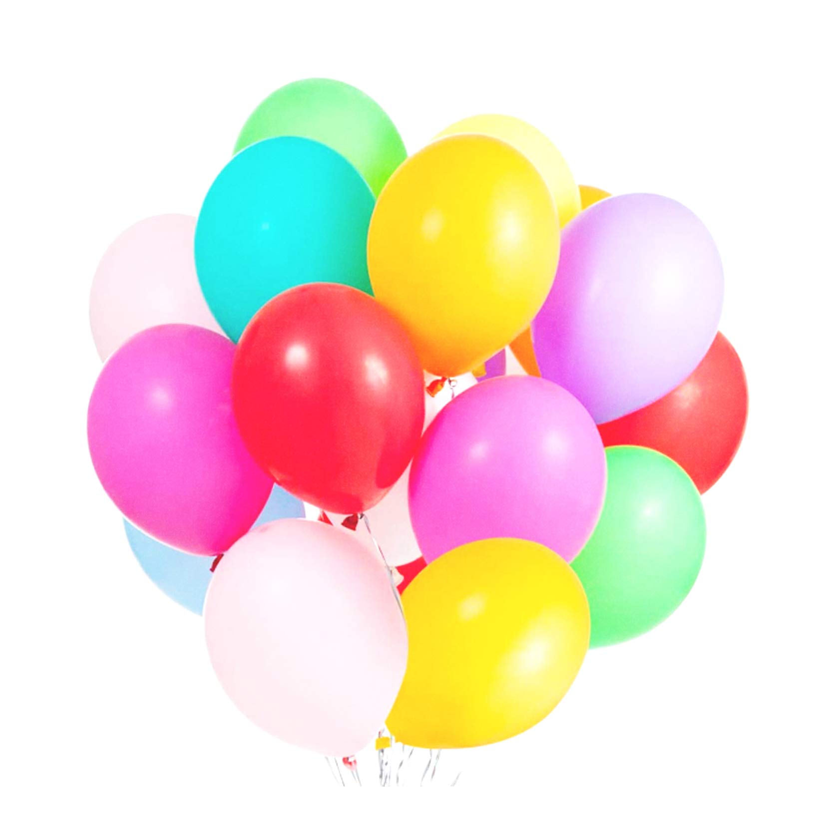 Buy Colourful Balloons, 100 Pack Rainbow Balloons, 12 Inch Assorted