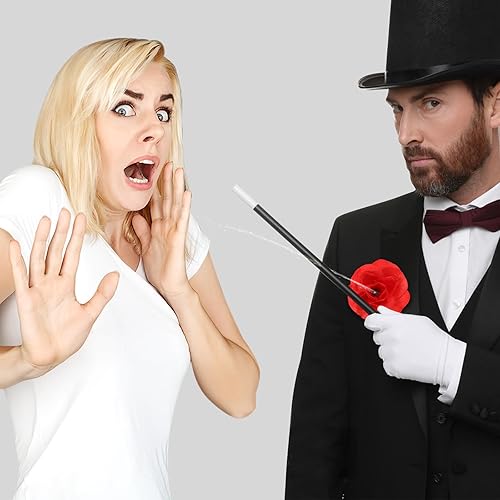 Miniatura 2 de PRETYZOOM Broma de payaso de tallo corto de broma de payaso con flores de rosas, Plástico