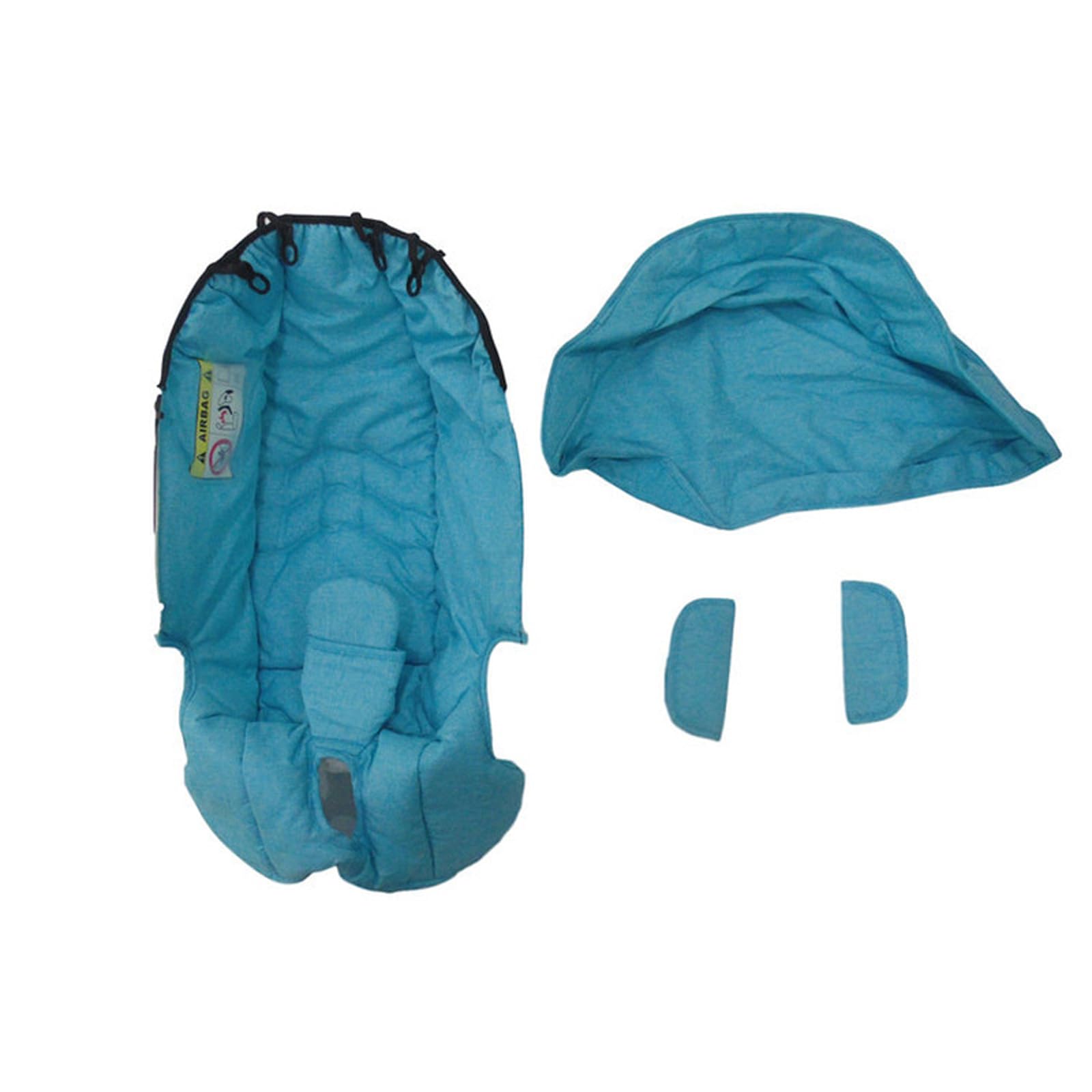 Coussin de poussette amovible chaud pour poussette par temps froid pour bébé tout-petit pour matelas de siège