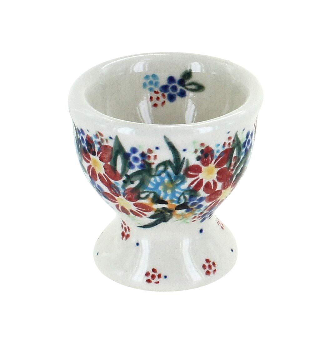 Blue Rose Polish Pottery Tara Egg Cup