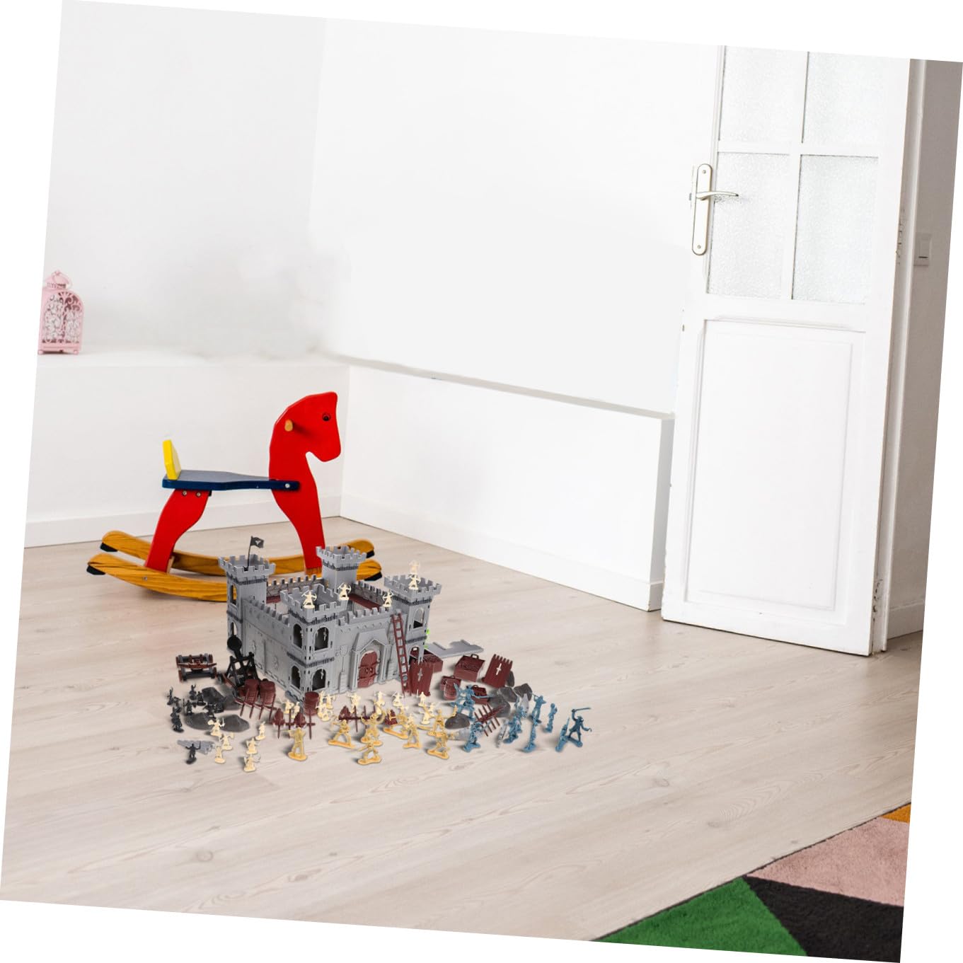 Set Gioco di Costruzione Fortezza Pirata 310 Pezzi in Plastica per Bambine | Accessori Borsa Inclusa, Stile Pirata, per Feste di Compleanno e Ogni Occasione