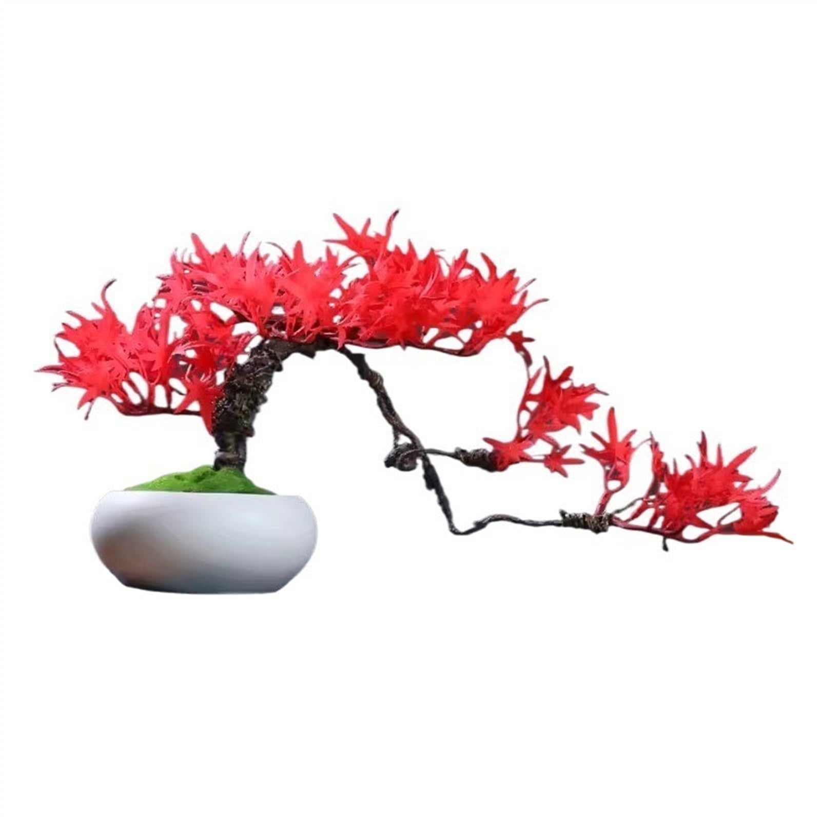 Fake Plant Simulation Greenery Bonsai Pine Tree Potted Plant Decorations Small Ornaments Living Room Entrance Desktop