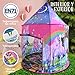 Imagen de W&O Tienda de campaña de Unicornio arcoíris para niñas con sonidos mágicos y juguetes de unicornio