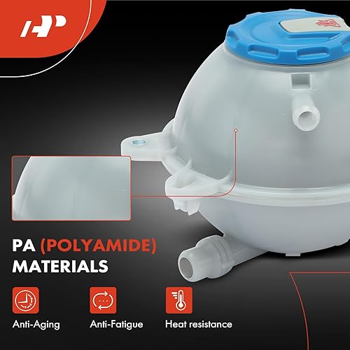 Miniatura 3 de A-Premium Tanque de depósito de recuperación de desbordamiento de refrigerante del motor con tapa y sensor Compatible con Audi Q5 2018-2023, Q5 PHEV