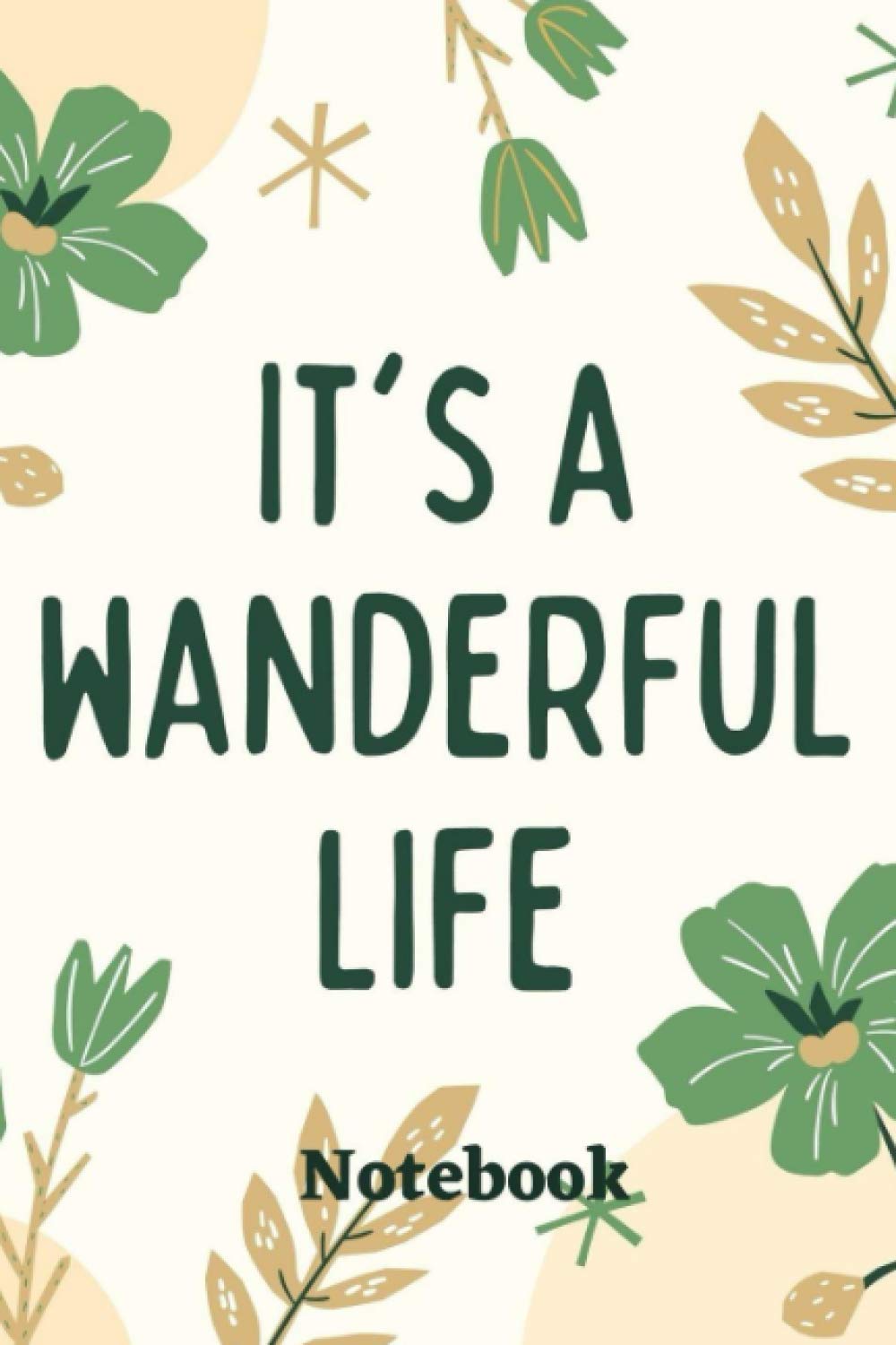 It`s a Wanderful Life Notebook, Middle, Pack of 1