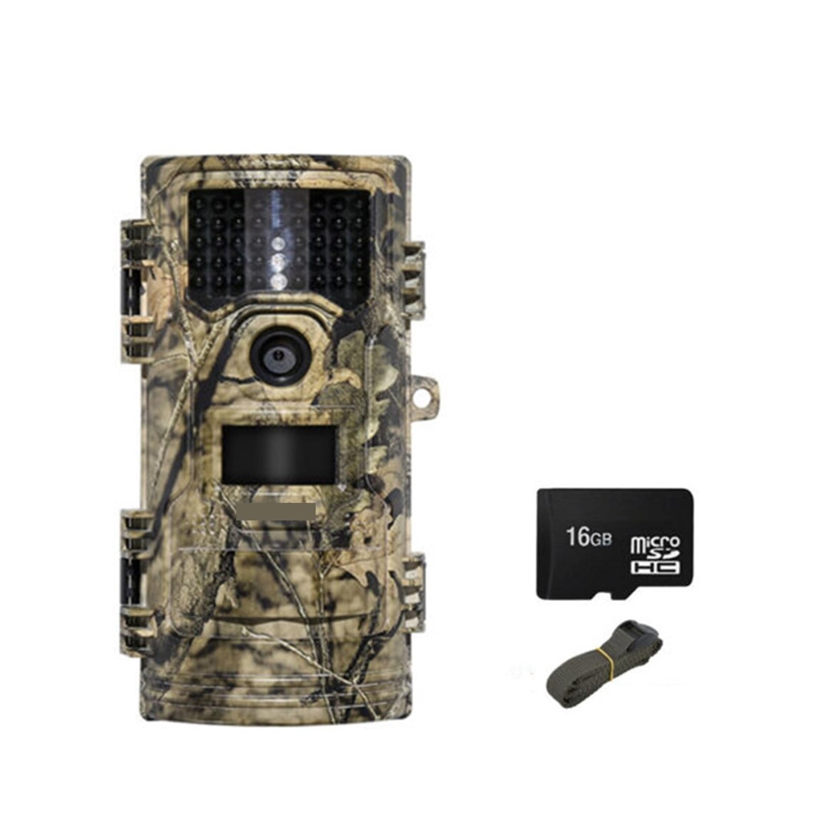 Cámara Vida Silvestre Trail Camera Scouting Visión Nocturna Hunting CAM Cámaras De Exploración Vida Silvestre Confiable Preciso(16GB Camera Belt)