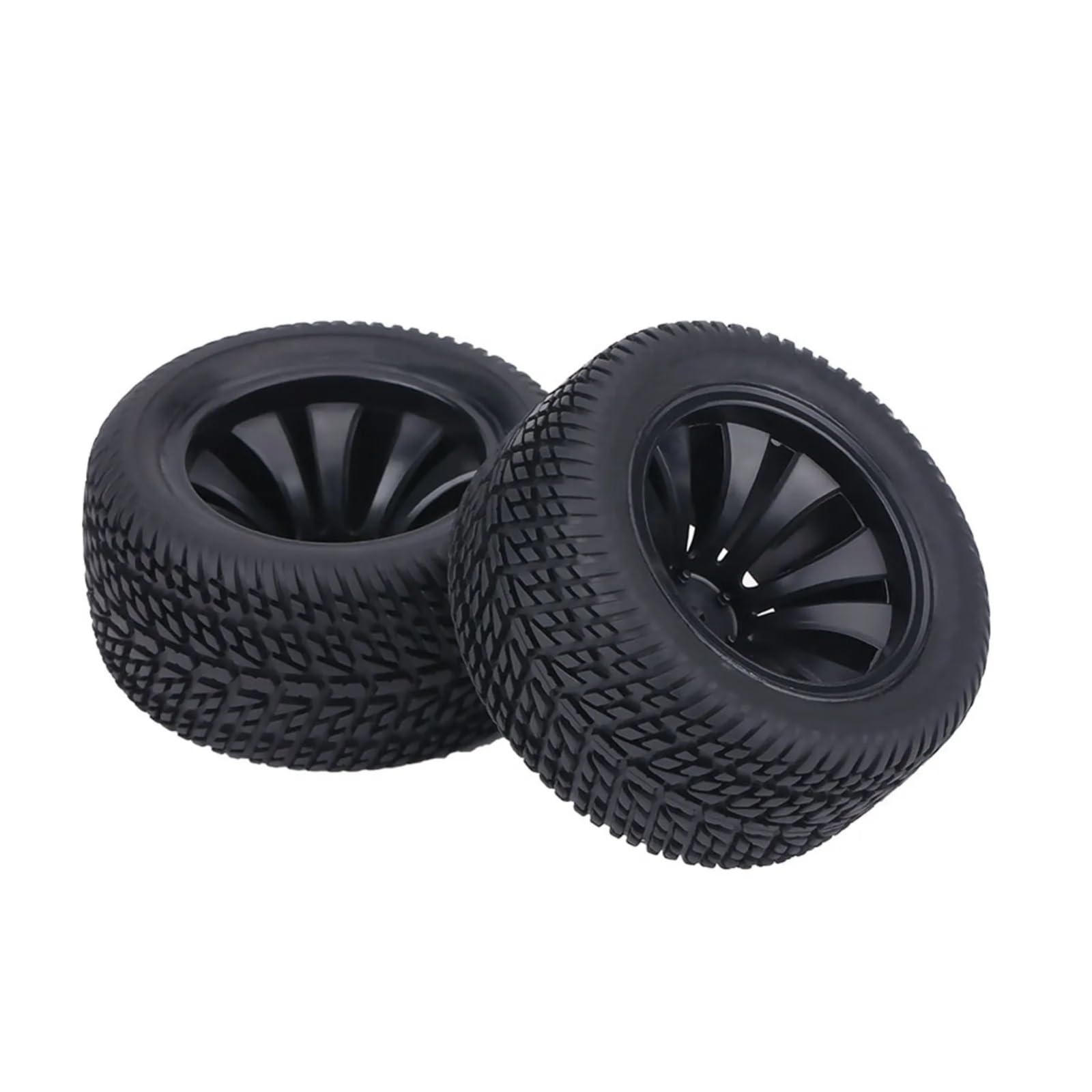 Per Racing 1:12 2 Pezzi Ruote Gomma Pneumatici Plastica Mozzi RC Auto Modello Camion Accessorio Modificato Fuoristrada Veicoli Cingolati