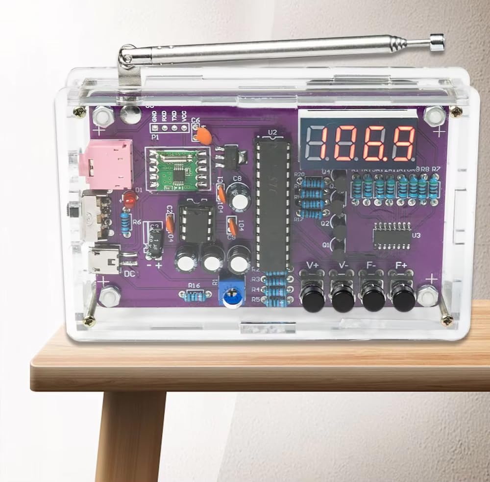 Amazon.co.jp: zmart DIY FM ラジオ 電子キット 調整可能な 周波数 87