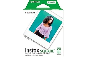 Fujifilm Instax Square Twin Pack Film: 20 Memories to Cherish