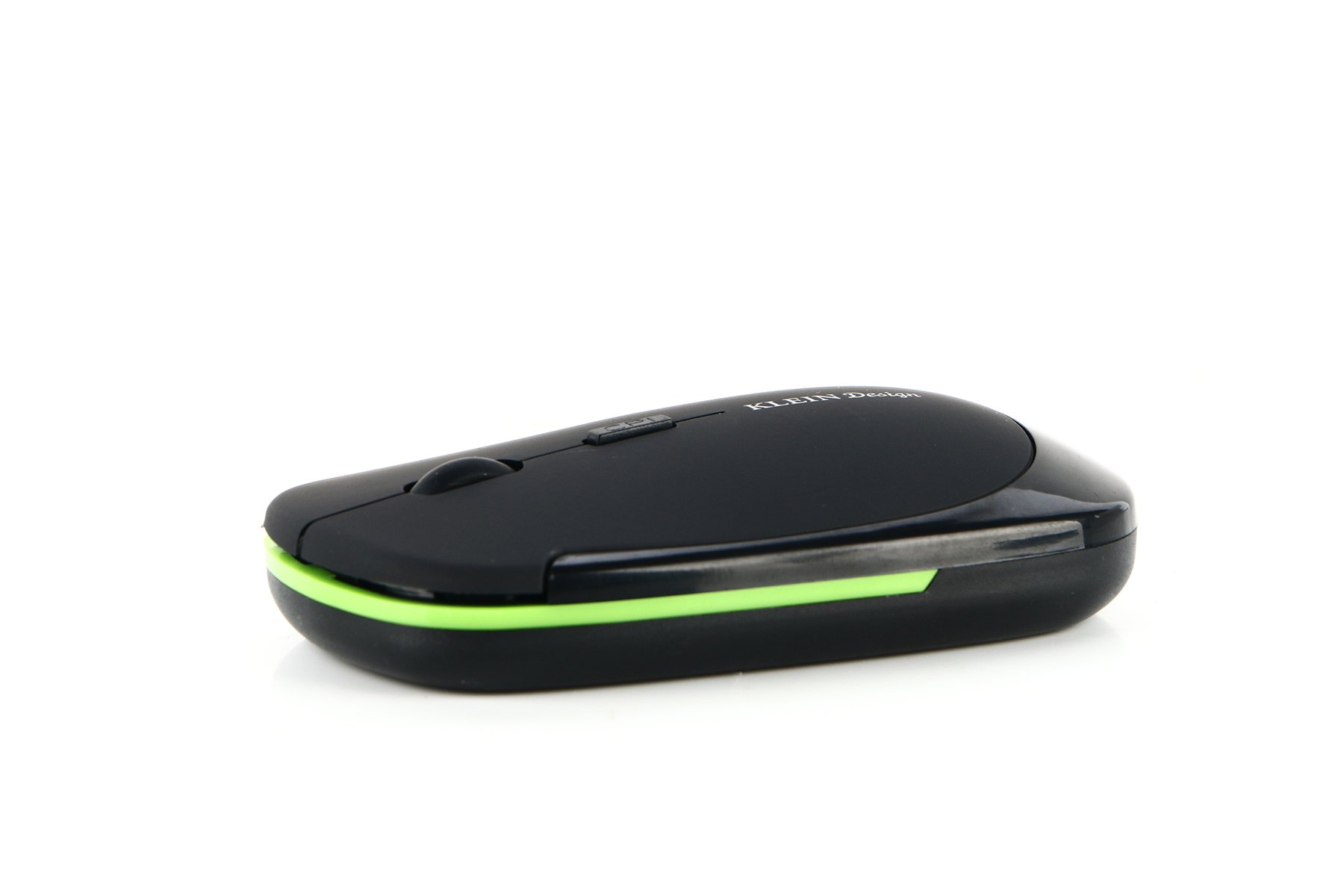 Klein Design TM-3500 Wireless optical Mouse 2.4 GHz color black with rubber coating.