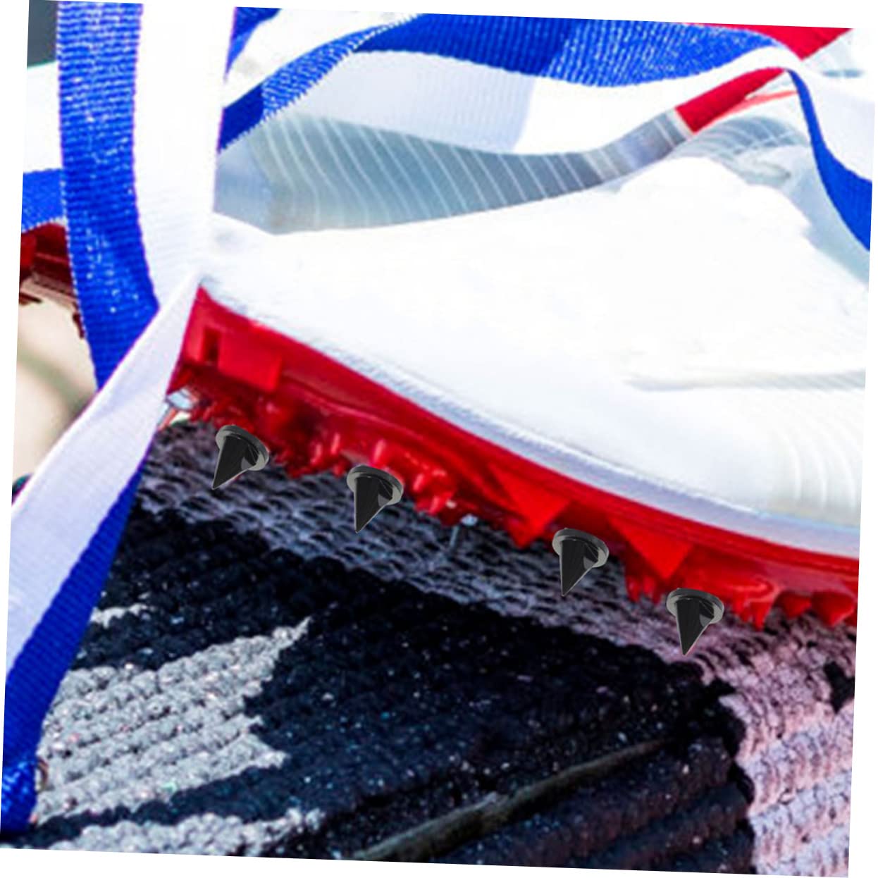 BESPORTBLE 250 Pz Picchi sportivi chiave a punta per cingoli fornitura scarpe sportive sneakers scarpe palestra accessori running punte di ricambio per scarpe in acciaio picco di pista scarpa