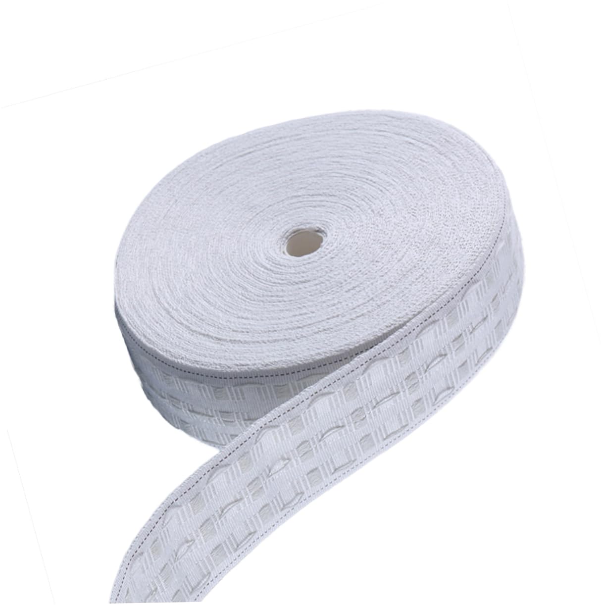 50m Ruban De Rideau Sangle Ajustable pour Pliage De Rideaux Accessoires De Décoration Blanc