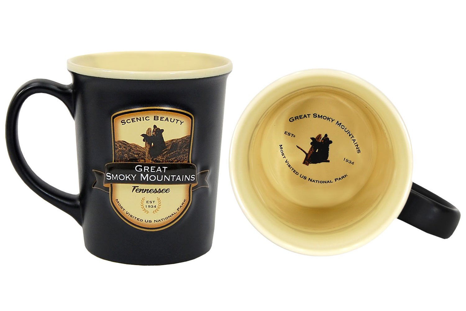 AmericawareSmoky Mountains 18oz. Emblem Coffee Mug