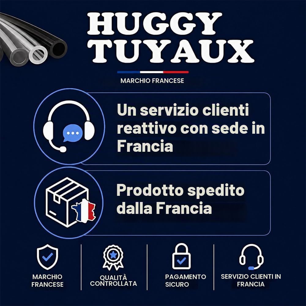 Tubo di aspirazione ALIFLEX Ø 38 mm - Lunghezza 10 Metri