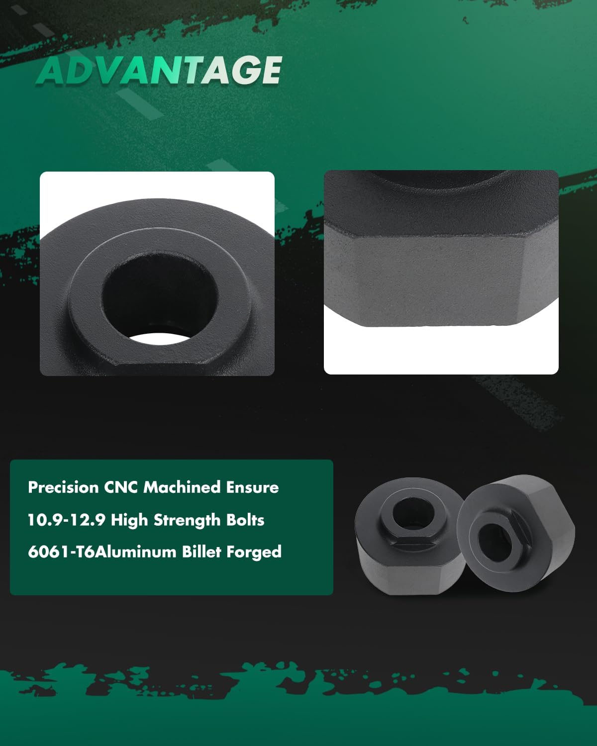 2.5 inch Front Leveling lift kit for Ford 1999-2010 Lift Strut Spacer Compatible for Ford F-250 Super Duty 5.4L 1999-2010 Front Lift Spacers