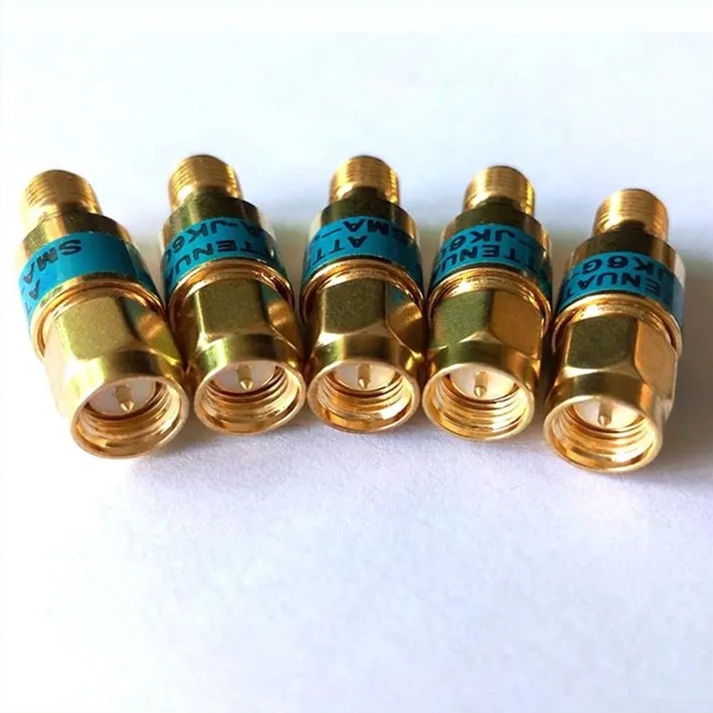 Atenuador SMA 6G para SMA macho a hembra 2W 6Db 15Db 30Db RF atenuador coaxial adecuado para varias aplicaciones que requieren atenuación de señal (15DB)