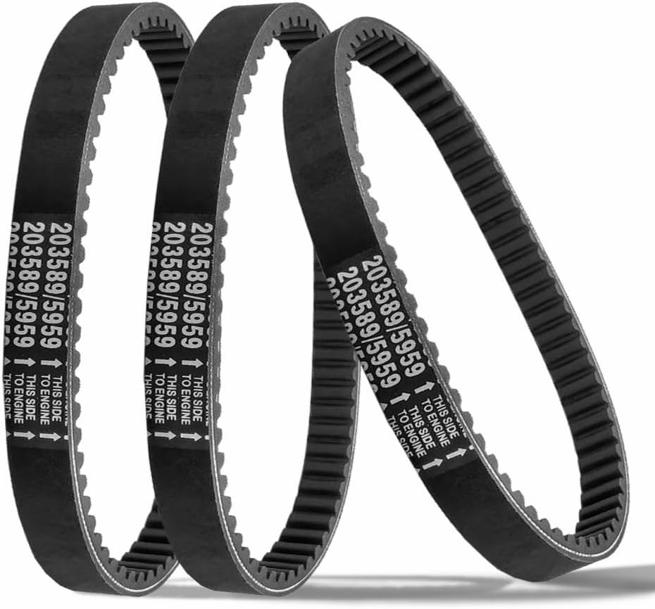 3 Pack of Drive Belt for 30 Series Go Kart Torque Converter Drive Belt Replaces Manco 5959 / Comet 203589