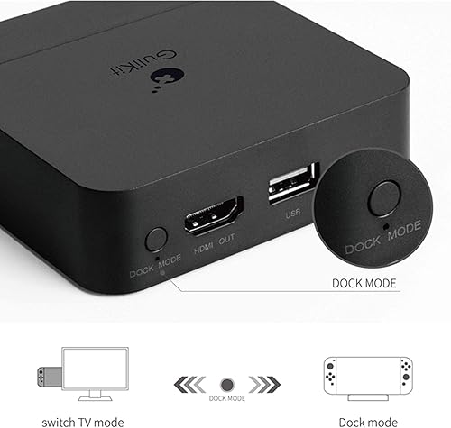 Vista 6 de Mcbazel Estación portátil del muelle del interruptor fijado para el interruptor NS/estación del cargador de los teléfonos inteligentes