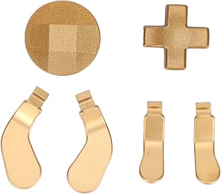 Controller Paddles and D-Pads, 4 Pcs Stainless Steel Trigger Paddles and 2 Interchangeable D Pads, Gaming Accessory Replacement for Xbox One Elite Series 2