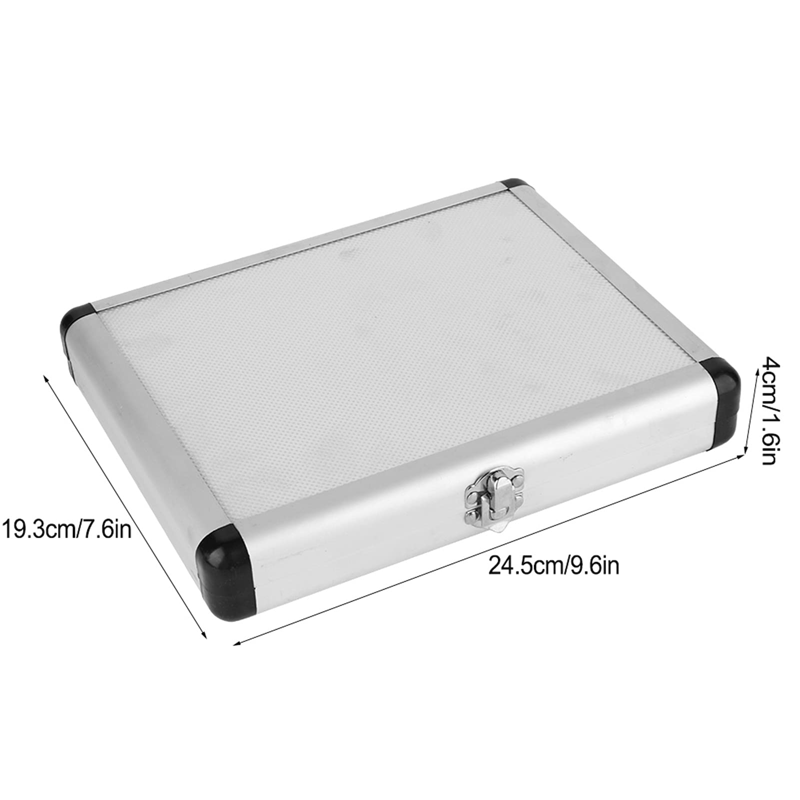lyrlody Juego de Brocas HSS Juego de Brocas Helicoidales de 8 Piezas, Vástago Redondo de 1,2 Pulgadas, Redondo con Revestimiento de Ti de 14 Mm a 25 Mm con Caja de Aluminio para Taller, Bricolaje,