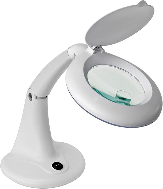 LAMPADA DA TAVOLO Con Lente Di Ingrandimento Da 5 Diottrie Illuminazione Led EUR 54,90 - IT