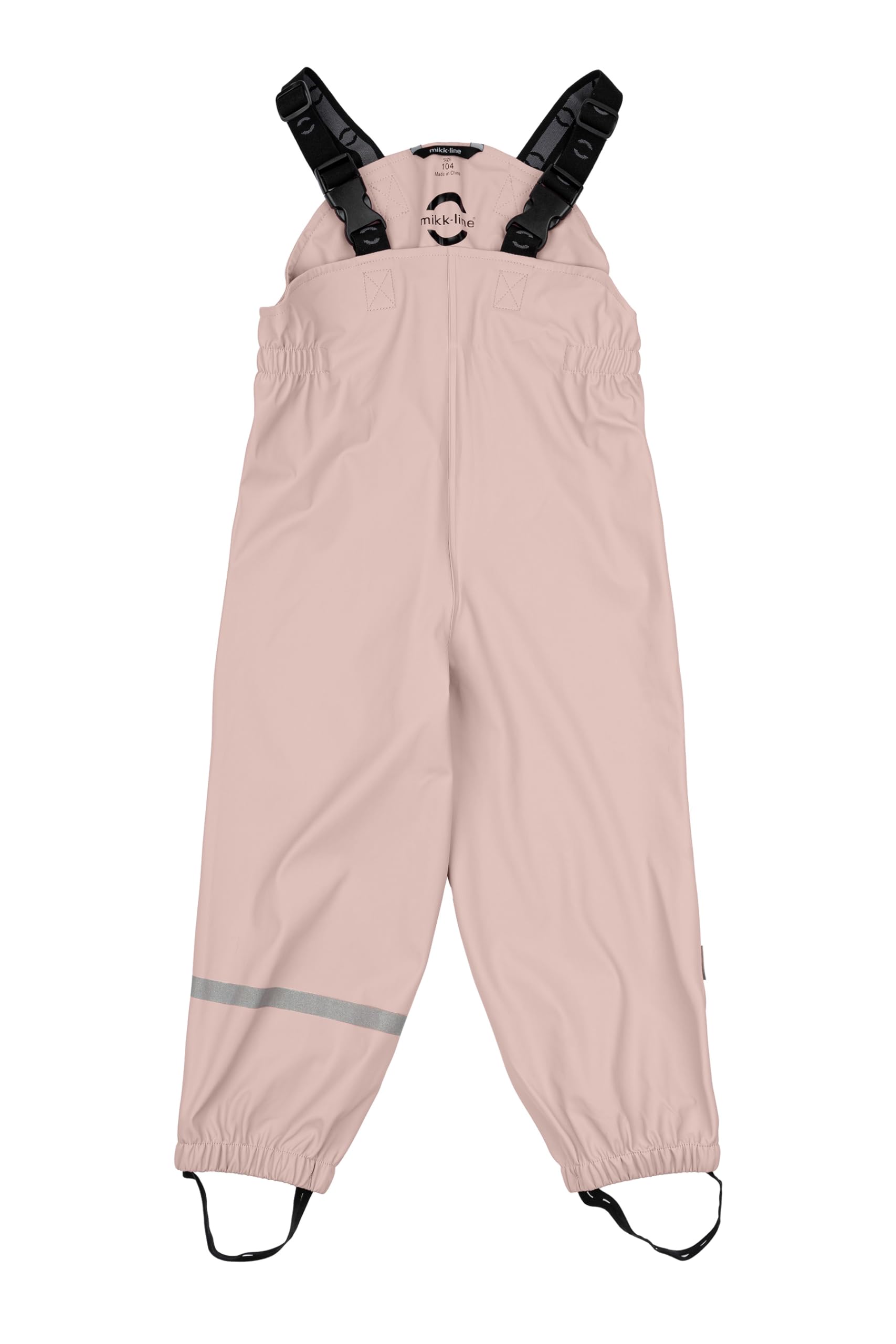 Mikk-line Pantalon de pluie bébé imperméable coupe-vent avec bretelles réglables