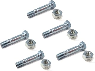 The ROP Shop | Pack of 5 - Shear Bolt for 2004 & Before MTD Auger Drive Two-Stage Snowblower